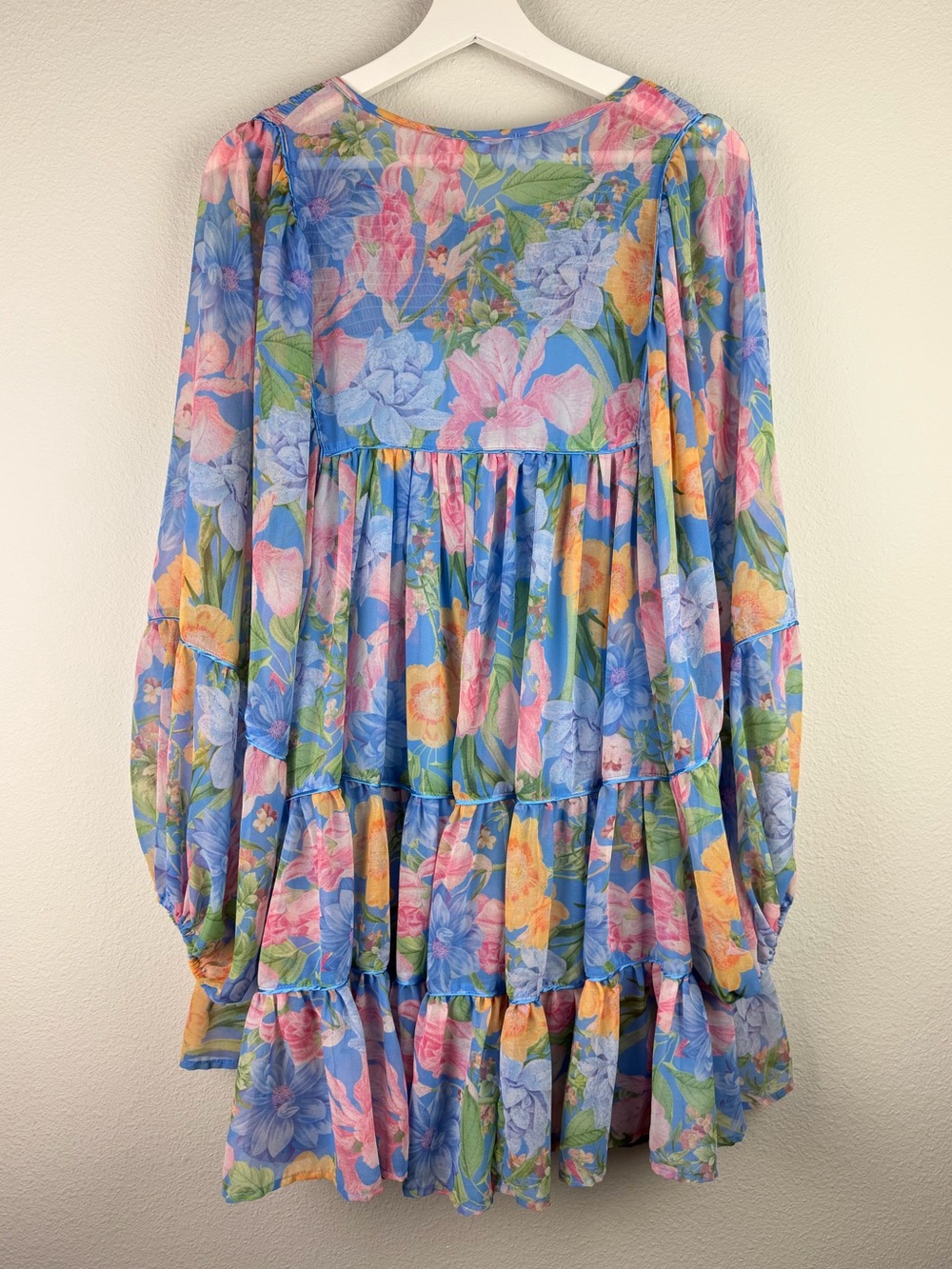 OLIVACEOUS Spring Symphony Floral Mini Dress - Picture 9 of 10